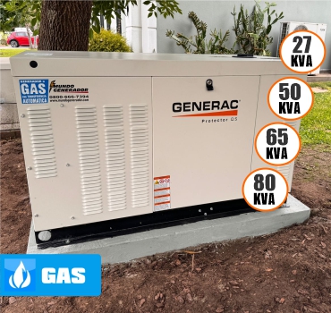 Generador eléctrico comercial 22 y 27 kva