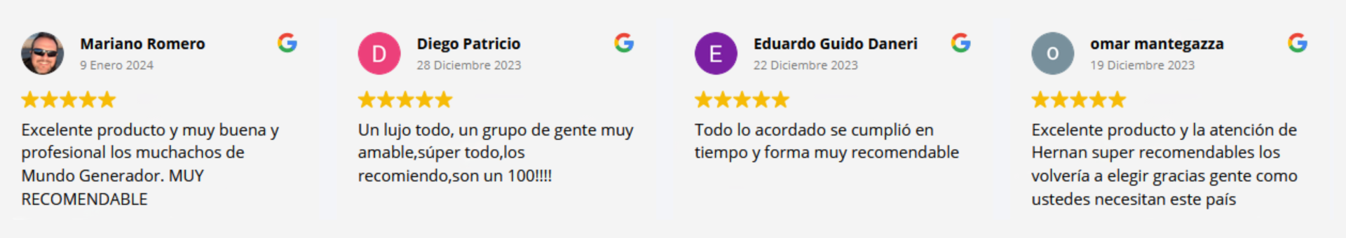 Reseñas de Google